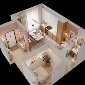 Modern, stylish, compact apartment design