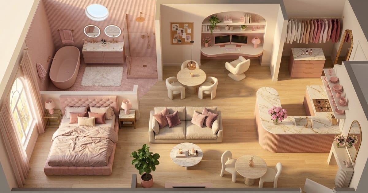 small apartment layout ideas