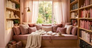cozy reading corner