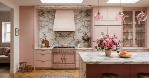 pink kitchen ideas