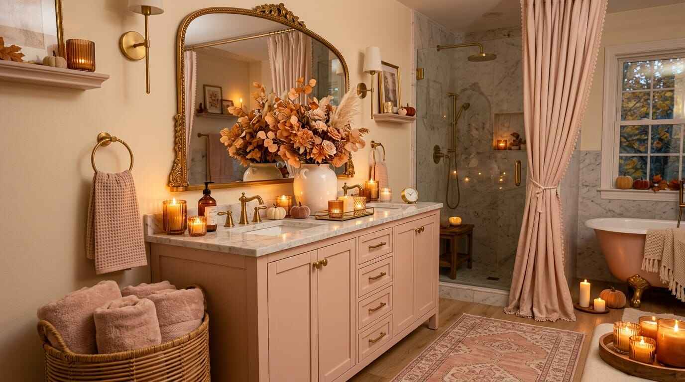 11 Fall Bathroom Decor Ideas for a Cozy Autumn Feel