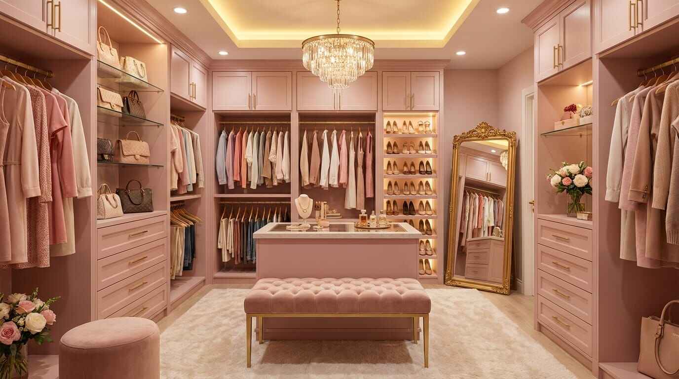 11 Walk-In Closet Ideas That Make Getting Dressed Feel Special