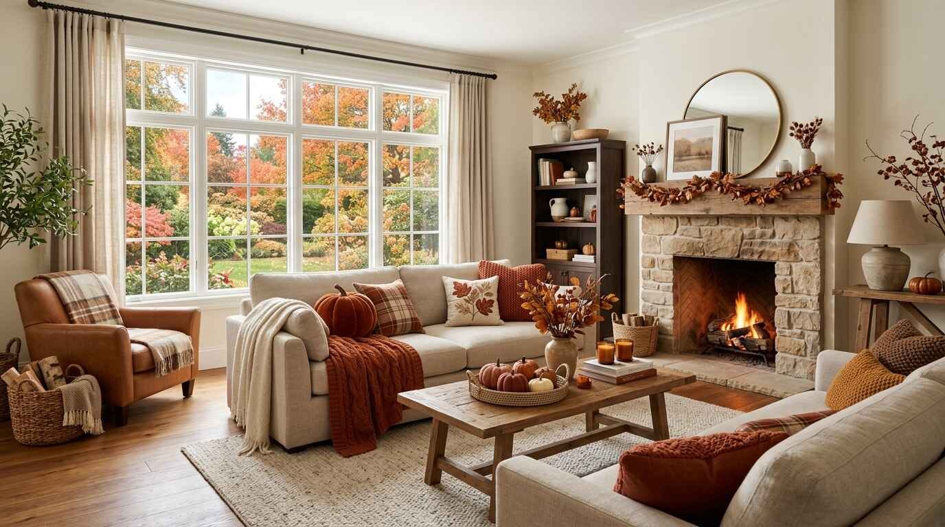 13 Fall Living Room Ideas for a Cozy, Warm Home